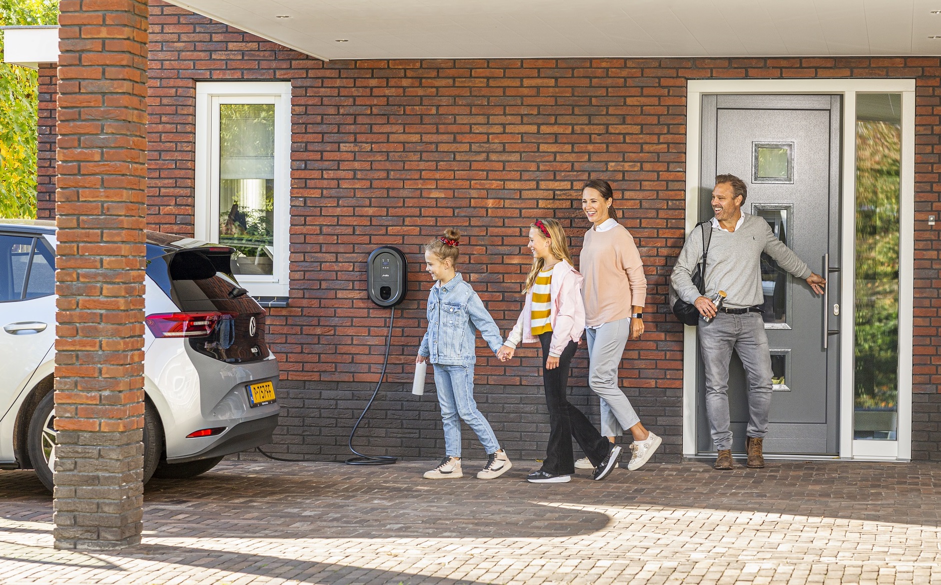 Ratio wandlader wordt gebruikt door een gezin