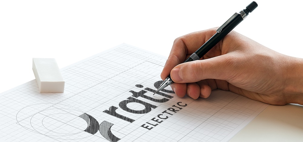 Logo van Ratio wordt ontworpen