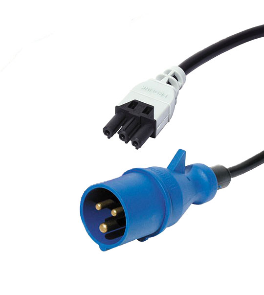 1805-50 CEE (IEC 60309) snoeren Enkelfasige en driefasige CEE-kabels.