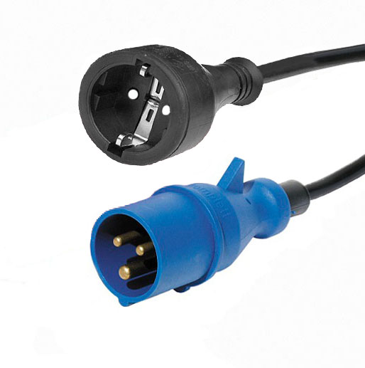 1840 CEE (IEC 60309) snoeren Enkelfasige en driefasige CEE-kabels.