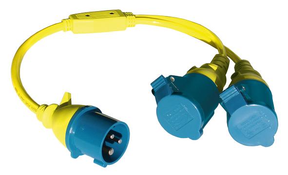 Filosofisch afwijzing Kritiek Splitter kabel CEE 16A/250V, 70024