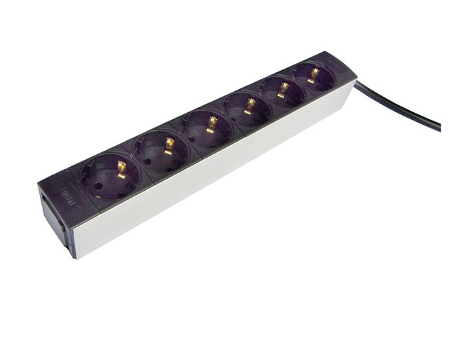 PLA290-6 PDU Basis Enkel fase Basis PDU met Schuko en/of C13 en/of C19 outlets