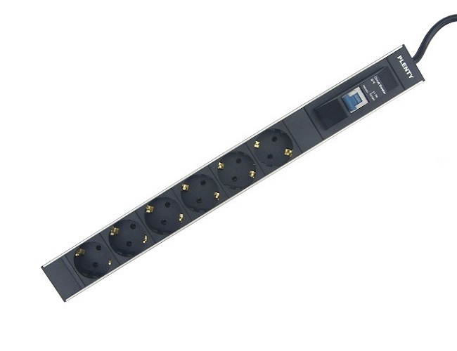 PLA416-6Z16 PDU Basis Enkel fase Basis PDU met Schuko en/of C13 en/of C19 outlets