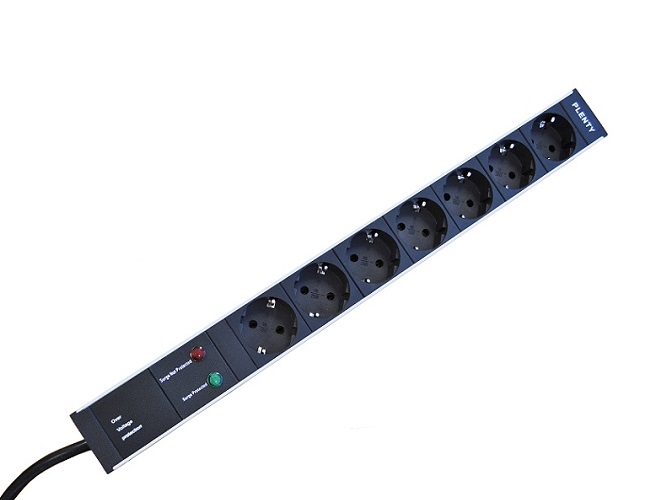 PLA416-7OSB PDU Basic Single Phase Basic PDU with Schuko and/or C13 and/or C19 outlets