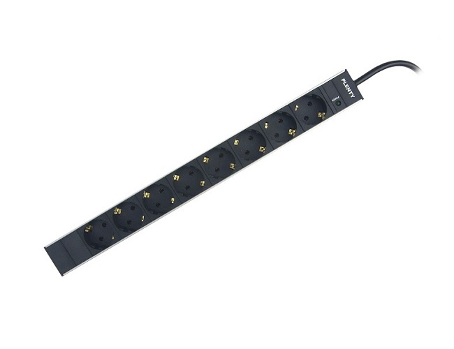 PLA416-8LED PDU Basic Single Phase Basic PDU with Schuko and/or C13 and/or C19 outlets