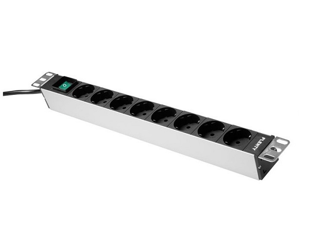 PLA416-8S PDU Basic Single Phase Basic PDU with Schuko and/or C13 and/or C19 outlets