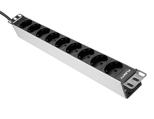 PLA416-9 PDU Basic Single Phase Basic PDU with Schuko and/or C13 and/or C19 outlets