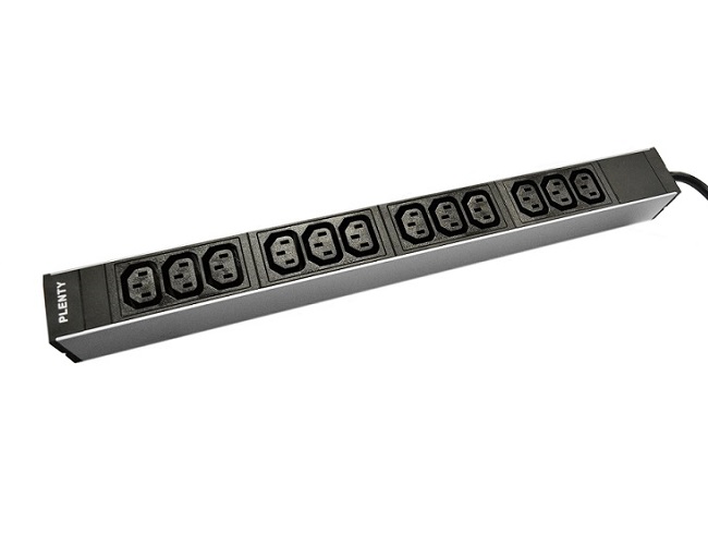 PLA435-12C13P PDU Basic Single Phase Basic PDU with Schuko and/or C13 and/or C19 outlets