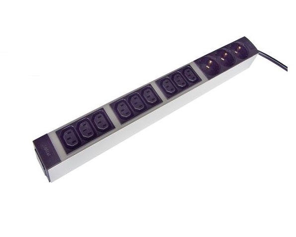 PLA435-9-3P PDU Basic Single Phase Basic PDU with Schuko and/or C13 and/or C19 outlets