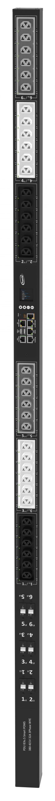 IPDU Per Outlet Monitored & Switched Metered Intelligent Power Distribution Unit with remote internet access for information and on/off switching per outlet