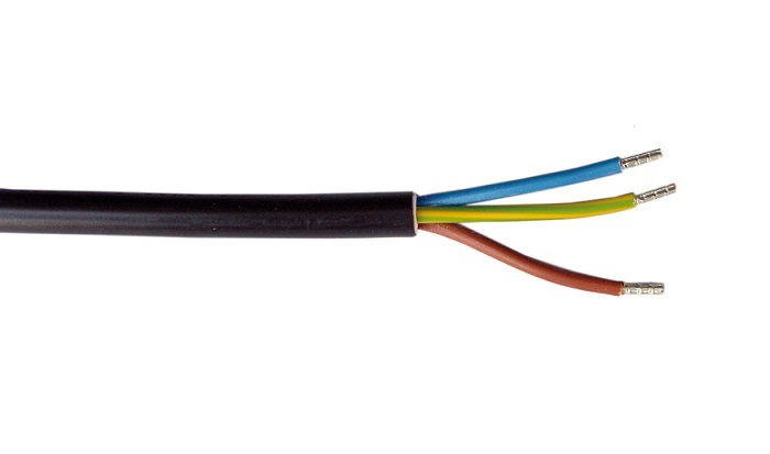 Schuko plug-open end power cords detail 3